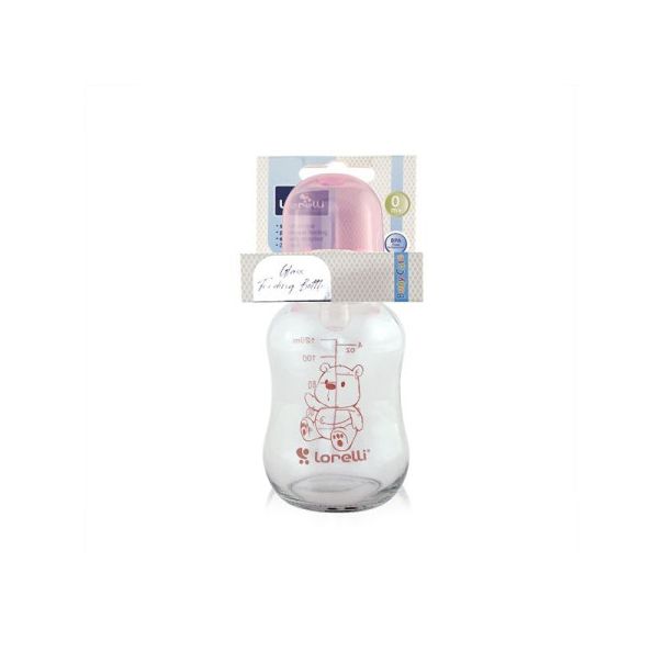 LORELLI Staklena flašica Blush pink 125ml 0m+ - 10200610003