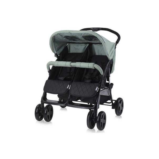 LORELLI Kolica za blizance Twin, zelena - 10020072390