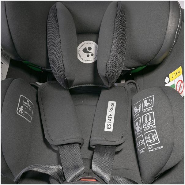 LORELLI Auto sedište Estate I-size Isofix 360 40-150cm sa potpornom nogom, crna - 10071812401