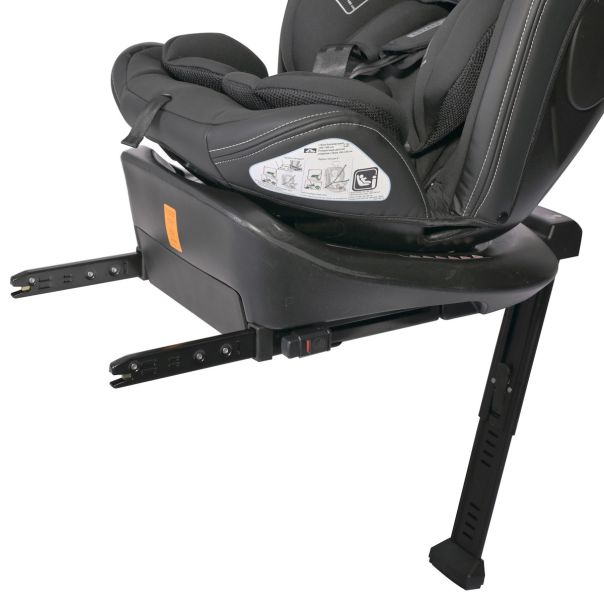LORELLI Auto sedište Estate I-size Isofix 360 40-150cm sa potpornom nogom, crna - 10071812401