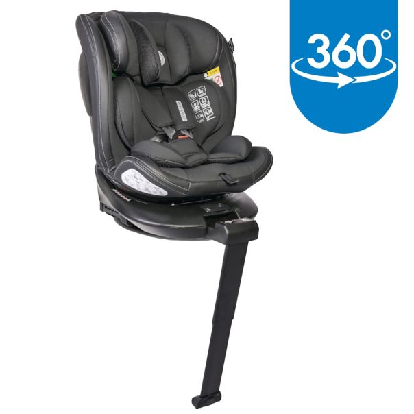LORELLI Auto sedište Estate I-size Isofix 360 40-150cm sa potpornom nogom, crna - 10071812401