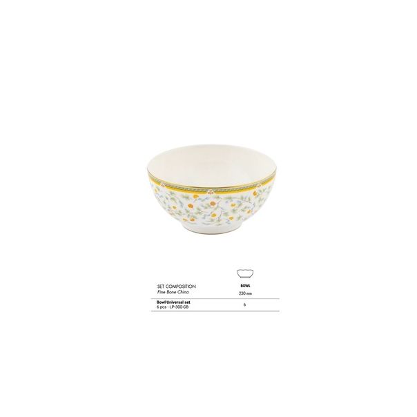 ZEPTER Set univerzalnih činija 6/1 Flora - LP-300-CB