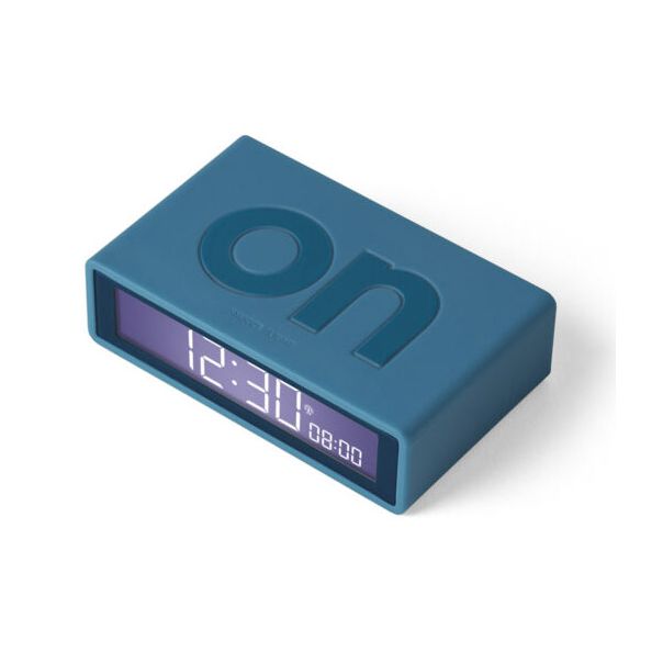 LEXON Reverzibilni sat sa alarmom FLIP+, plava - LR150BF9