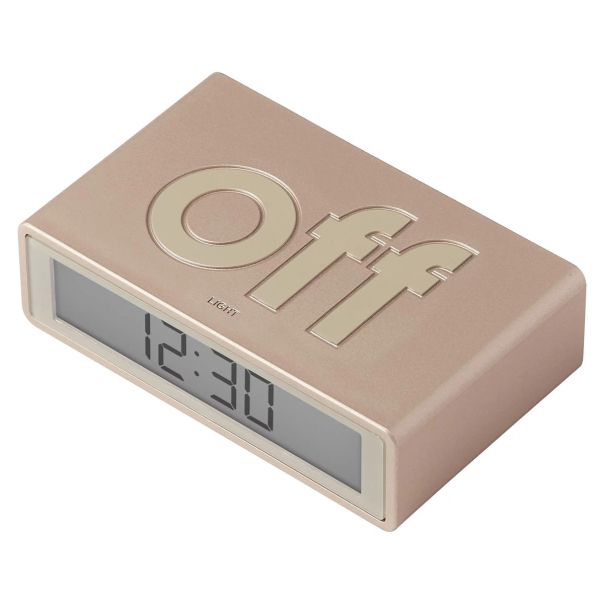 LEXON Reverzibilni sat sa alarmom FLIP+ TRAVEL, zlatna - LR151D1