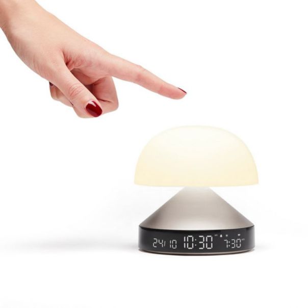 LEXON Stona led lampa sa satom i alarmom MINA SUNRISE, aluminijum siva - LR153AP
