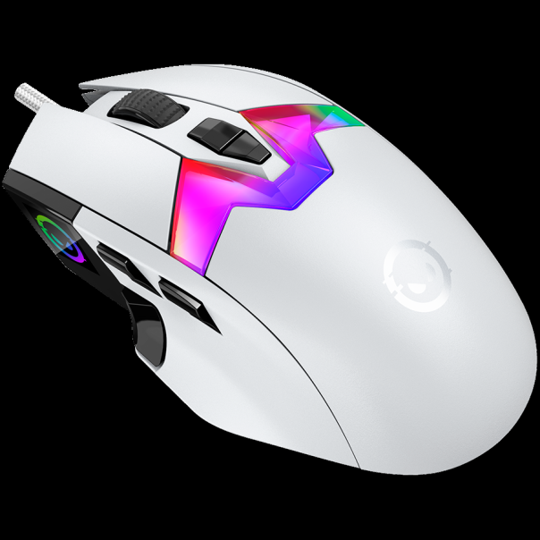 LORGAR MSP80, 8000 Hz Gaming Mouse Pro, White - LRG-MSP80-WH