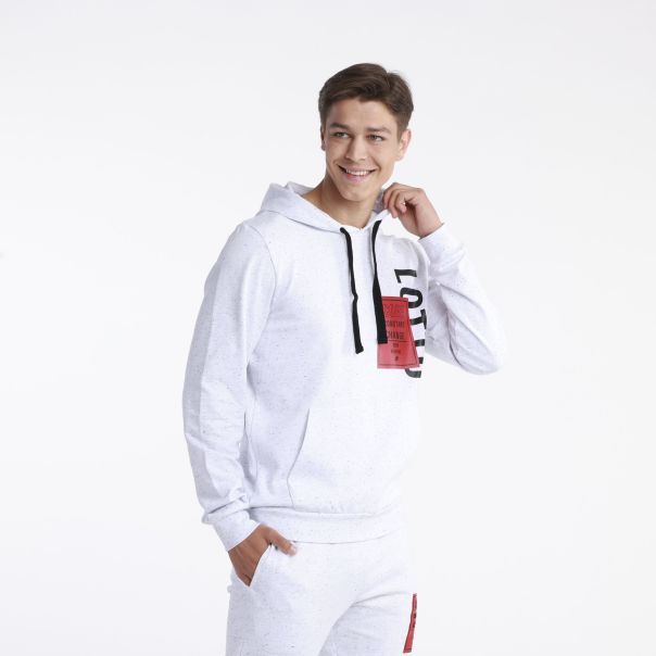 LOTTO Duks sa kapuljačom campo square hoody M - LTA241M602-1B