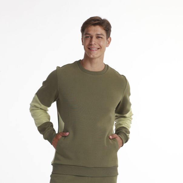 LOTTO Duks color block crewneck M - LTA243M601-62