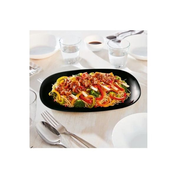 LUMINARC Oval 34x24cm Diwali, crna - V2342