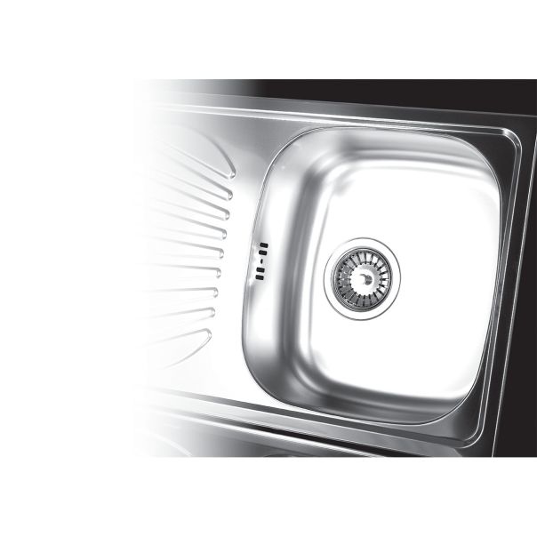 METALAC INKO  Sudopera inox jednodelna Luna flex-univerzalna fi 90 - 123780