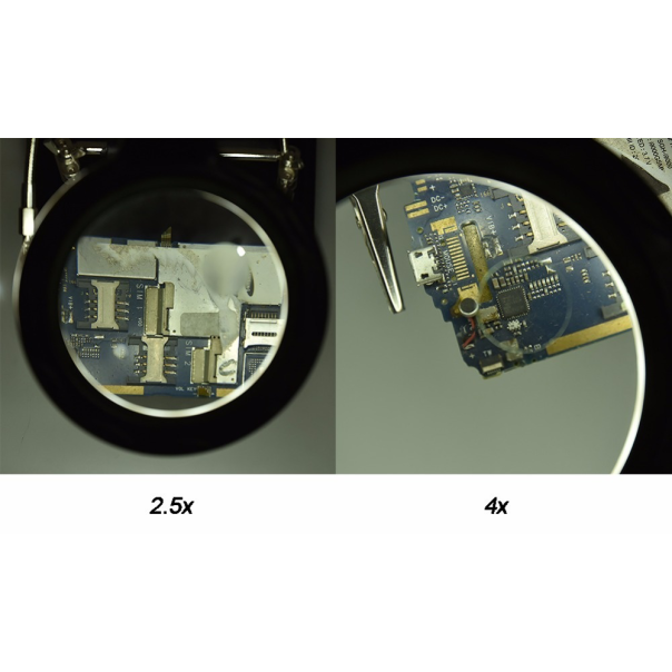 Lupa sa postoljem servisna sa LED svetlom - 201054