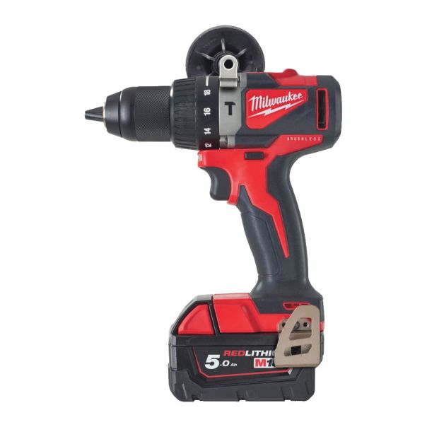 MILWAUKEE Aku. vibraciona bušilica-odvijač 18V 2x5Ah - M18BLPD2-502X - 4933464517