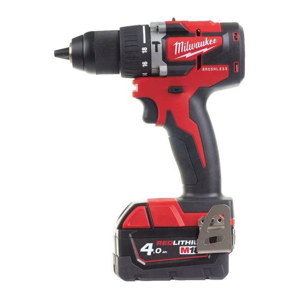 MILWAUKEE Aku. vibraciona bušilica-odvijač 18V 2x4Ah - M18CBLPD-402C - 4933464537