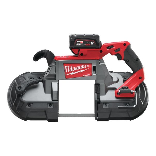 MILWAUKEE Aku. tračna testera 18V 2x5Ah - M18CBS125-502C - 4933448195