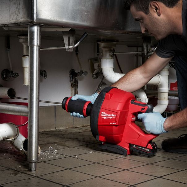 MILWAUKEE Aku. ručni čistač odvoda 18V 2Ah - M18FDCPF10-201C - 4933459685