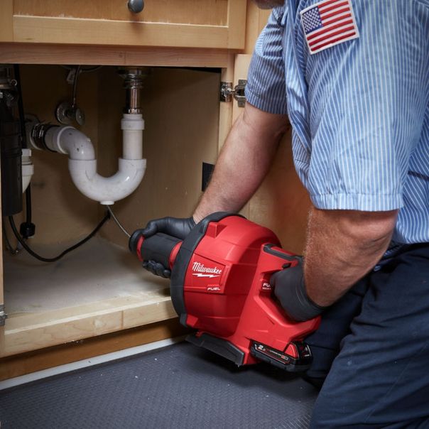 MILWAUKEE Aku. ručni čistač odvoda 18V 2Ah - M18FDCPF10-201C - 4933459685