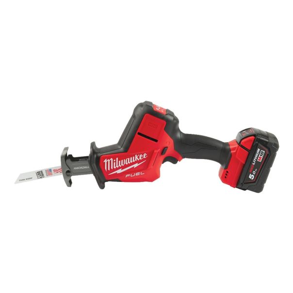 MILWAUKEE Aku. jednoručna sabljasta testera 18V 2x5Ah “HACKZALL” - M18FHZ-502X - 4933459885