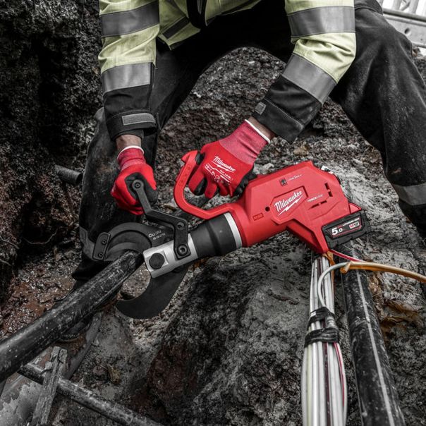 MILWAUKEE Aku. hidraulični sekač za kablove 18V 2x5Ah - M18HCC75R-502C - 4933459271