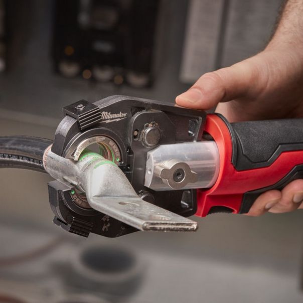 MILWAUKEE Aku. hidraulična presa za kablove 18V 2Ah - M18HCCT-201C - 4933451194