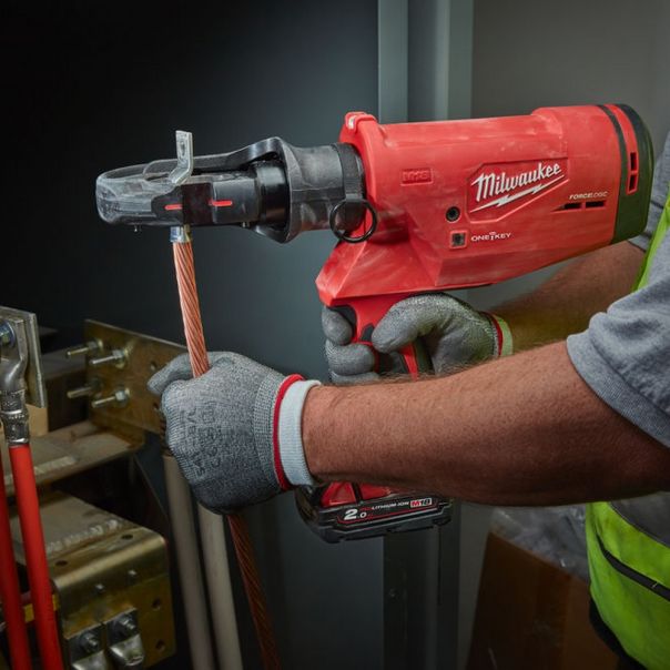 MILWAUKEE Aku. hidraulična presa za kablove 18V 1x5Ah + 1x2Ah - M18HCCT109/42-522C - 4933459273