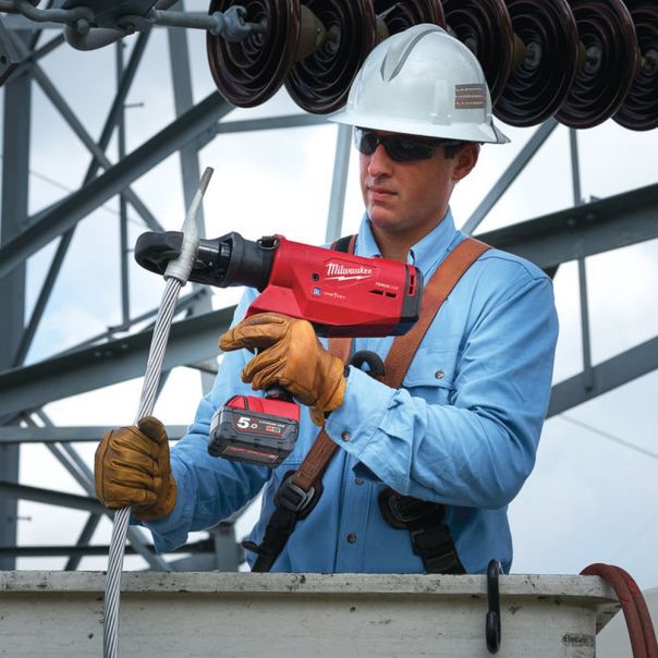 MILWAUKEE Aku. hidraulična presa za kablove 18V 1x5Ah + 1x2Ah - M18HCCT109/42-522C - 4933459273