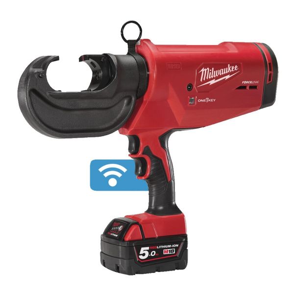 MILWAUKEE Aku. hidraulična presa za kablove 18V 1x5Ah + 1x2Ah - M18HCCT109/42-522C - 4933459273