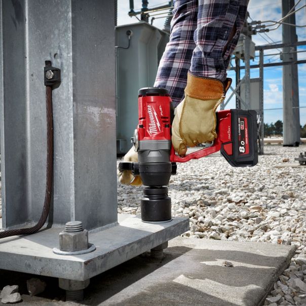 MILWAUKEE Aku. udarni pištolj 1” 18V 2x8Ah - M18ONEFHIWF1-802X - 4933459733