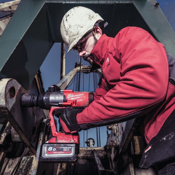 MILWAUKEE Aku. udarni pištolj 1” 18V 2x8Ah - M18ONEFHIWF1-802X - 4933459733