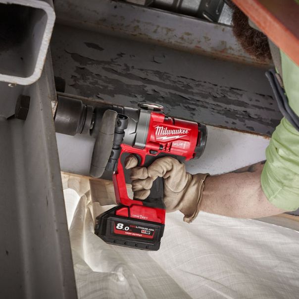 MILWAUKEE Aku. udarni pištolj 1” 18V 2x8Ah - M18ONEFHIWF1-802X - 4933459733