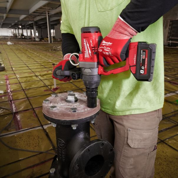 MILWAUKEE Aku. udarni pištolj 1” 18V 2x8Ah - M18ONEFHIWF1-802X - 4933459733