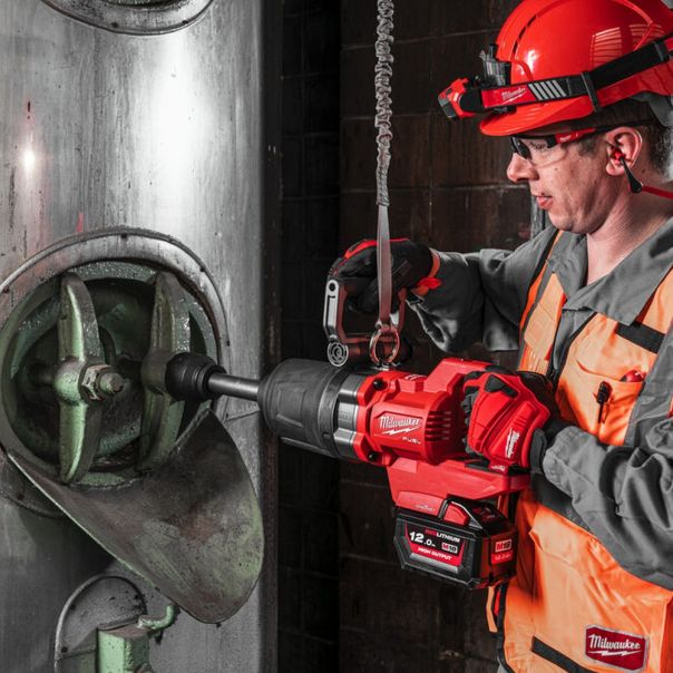 MILWAUKEE Aku. udarni pištolj 1” sa 150mm produžetkom 18V 12Ah - M18ONEFHIWF1D-121C - 4933471756