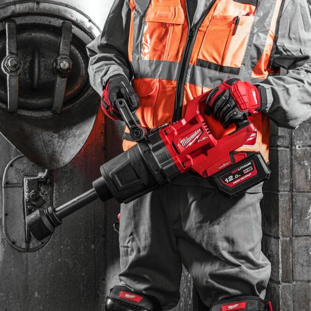 MILWAUKEE Aku. udarni pištolj 1” sa 150mm produžetkom 18V 12Ah - M18ONEFHIWF1D-121C - 4933471756