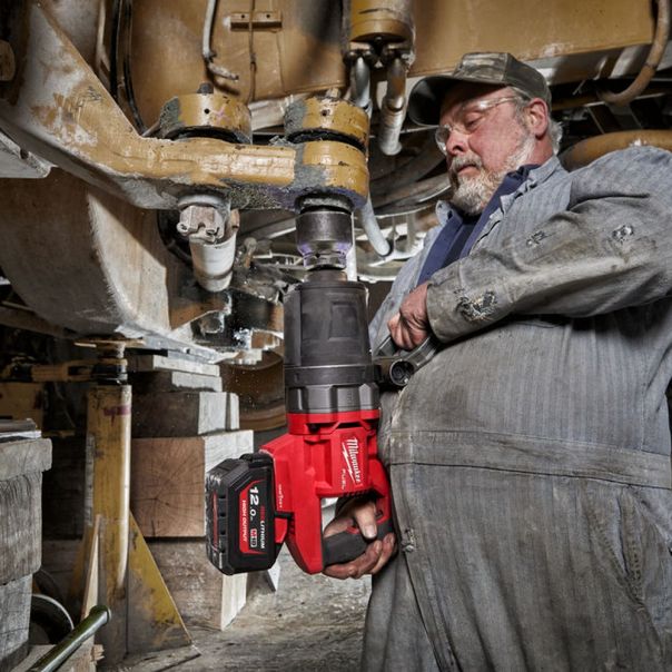 MILWAUKEE Aku. udarni pištolj 1” sa “D“ drškom 18V 12Ah - M18ONEFHIWF1DS-121C - 4933472072