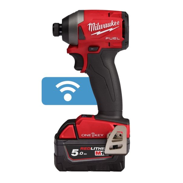 MILWAUKEE Aku. udarni odvijač 1/4” 18V 2x5Ah “ONE-KEY” - M18ONEID2-502X - 4933464091