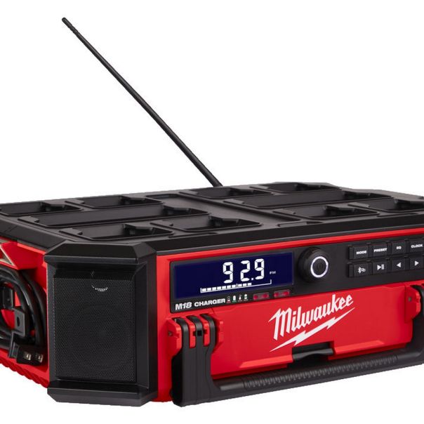 MILWAUKEE Radio-Punjač PACKOUT 18V/230V - M18PRCDAB+-0, SOLO (bez baterije i punjača) - 4933472112