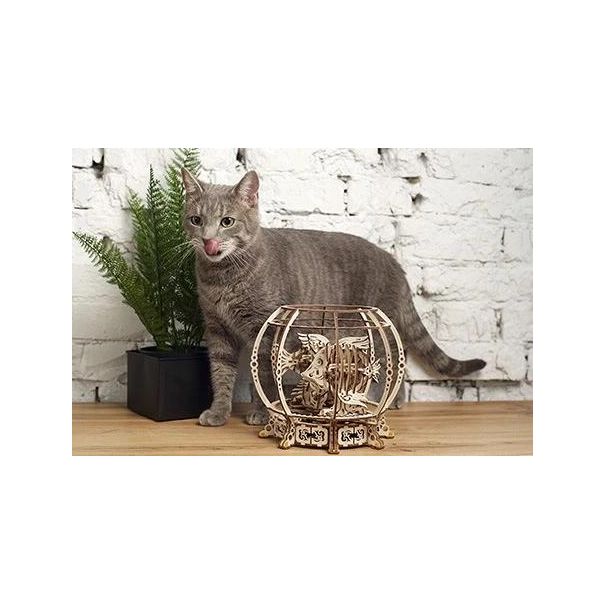 3d drvena eko puzzle - MEHANIČKI AKVARIUM - 188-1-1