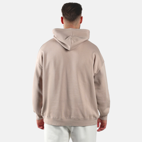 Mafimi Muški duks oversize Svetlo braon B.Hoody Organic - EP3235097