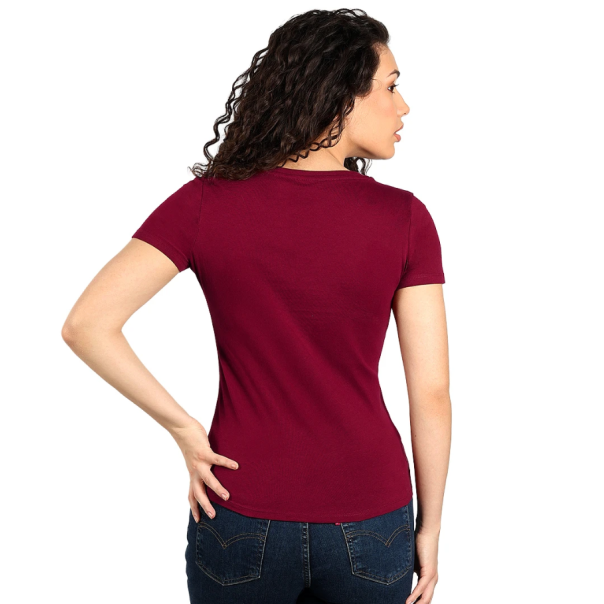 Mafimi Majica kratak rukav bordo - EP2862508