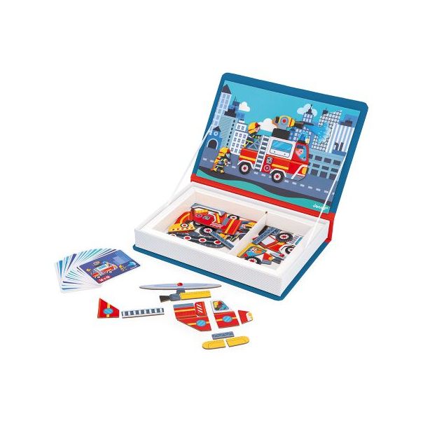 JANOD Kutija sa magnetima Magnetibook vatrogasci - J02583