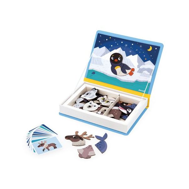 JANOD Kutija sa magnetima Magnetibook polarne životinje - J02599