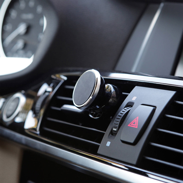 Auto držač za telefon magnetni za ventilaciju crni - 016514