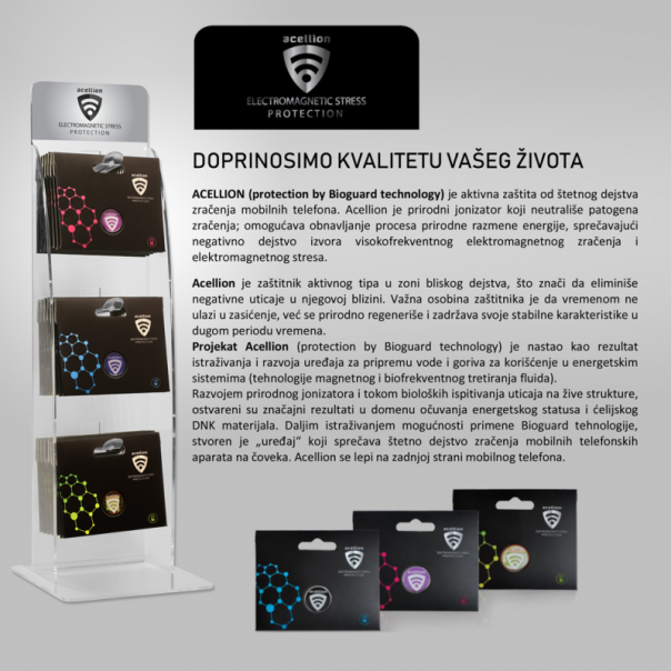 Magnetna zastita protiv zracenja Acellion plava - 64260