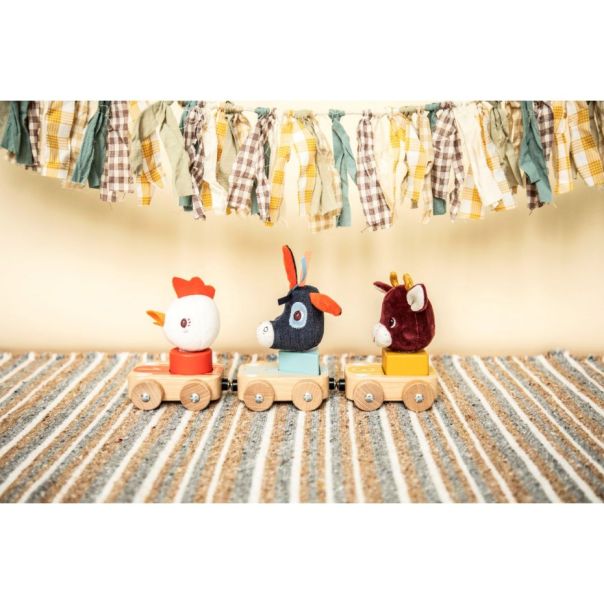 LILLIPUTIENS Magnetni autići Farma - 83295