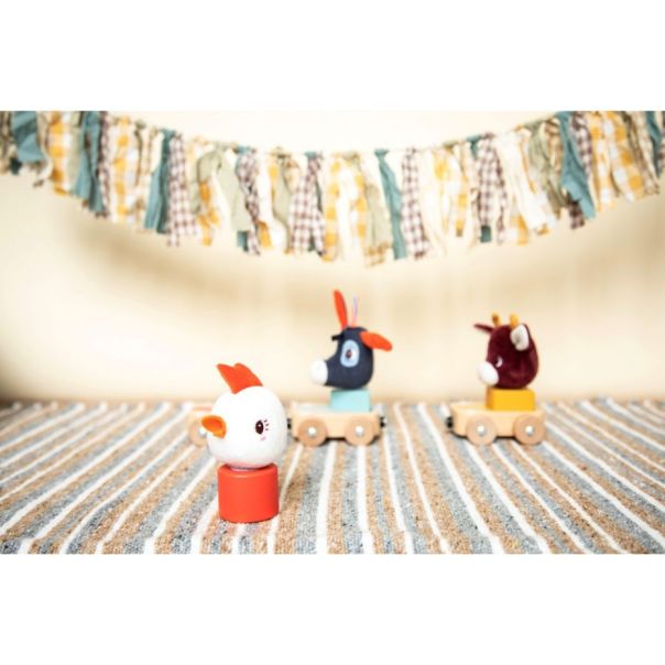 LILLIPUTIENS Magnetni autići Farma - 83295