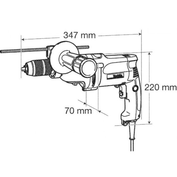 MAKITA Električna bušilica DP4011 - DP4011