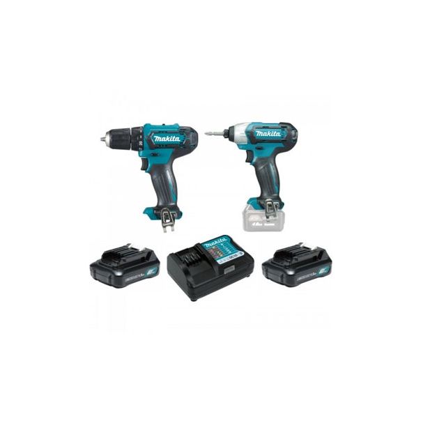 MAKITA Akumulatorski set bušilica u aluminijumskom koferu CLX224X - CLX224X