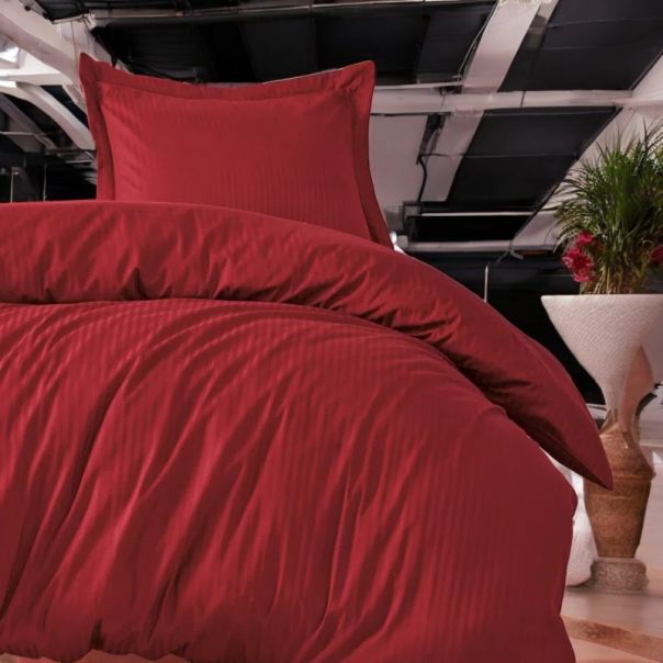 Set Posteljina Saten 160x220cm Bordo boja - VLK000493-bordoboja