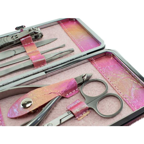 Manikir set, roze- narandžasti, 13-2 6d - 91161307