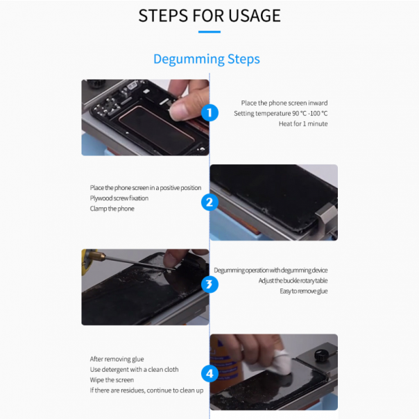 Masina za reparaciju Sunshine S-918F za zakrivljene i ravne ekrane - 92112-1