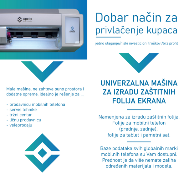 Masina za secenje folije Apollo - 96611